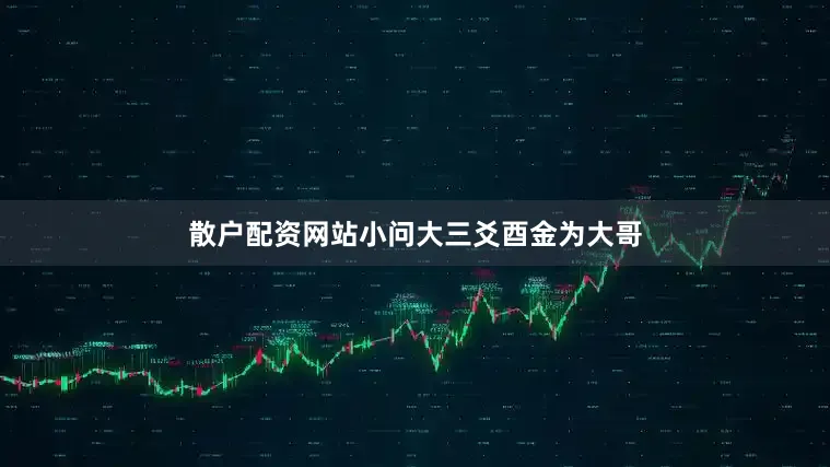 散户配资网站小问大三爻酉金为大哥