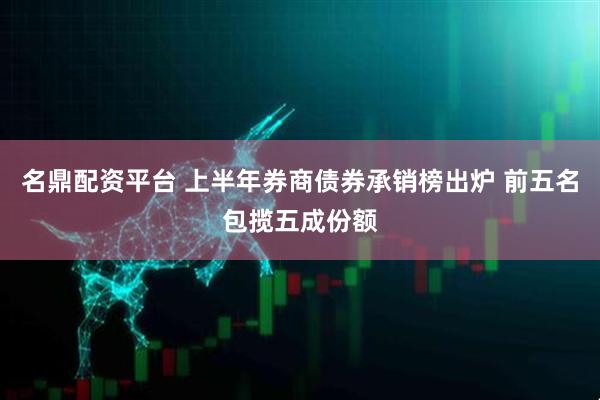名鼎配资平台 上半年券商债券承销榜出炉 前五名包揽五成份额